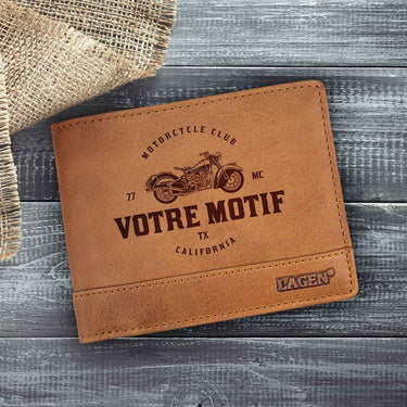 Cartera de hombre de cuero con diseño propio Dionisio 