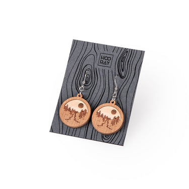 Pendientes de madera HOORAY Viaggio 