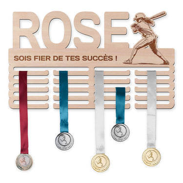 Colgador de medallas - Béisbol, mujer 