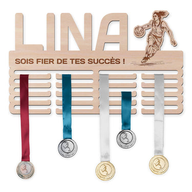 Colgador de medallas - Baloncesto, mujer 