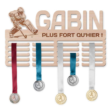 Colgador de medallas - Hockey sobre césped, portero masculino 