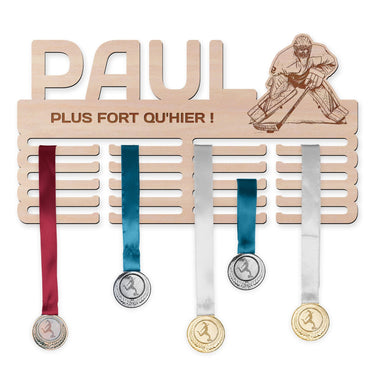 Colgador de medallas - Hockey sobre hielo, portero masculino 