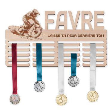Perchero para medallas - Ciclismo de montaña, hombre 