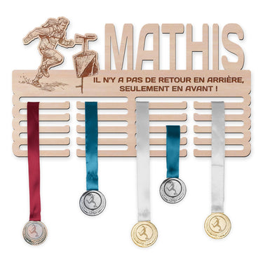 Perchero para medallas - Carrera de orientación, hombre 
