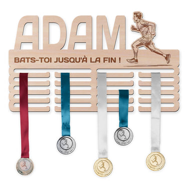 Perchero para medallas - Correr, hombre 