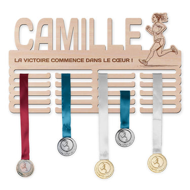 Colgador de medallas - Carrera, mujer 