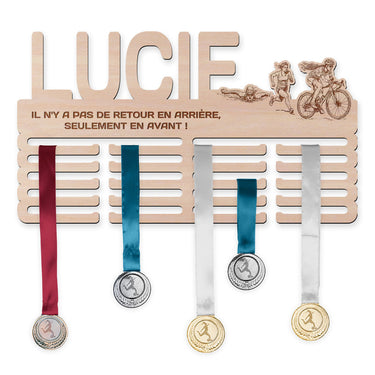 Colgador de medallas - Triatlón, mujer 