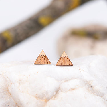 Pendientes de madera HOORAY Montagna 