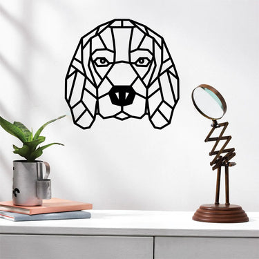 Decoración de madera - beagle 