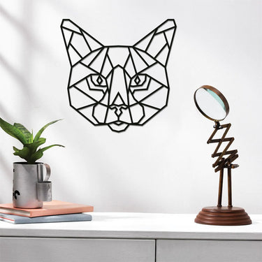 Decoración de madera - gato 
