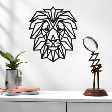 Decoración de madera - león 