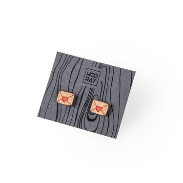 Pendientes de madera HOORAY Sonetto 