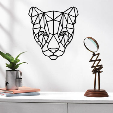 Decoración de madera - puma 
